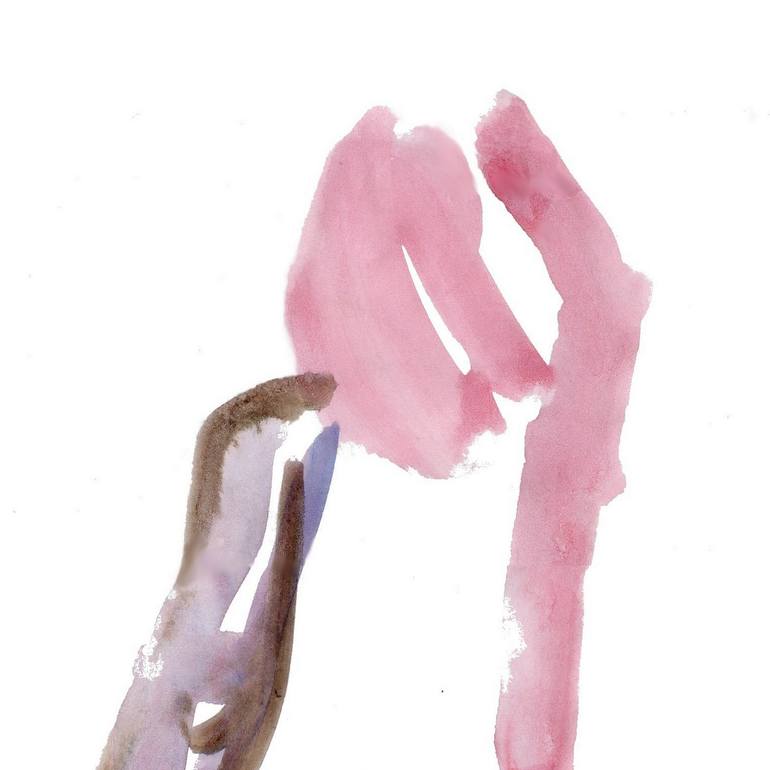 Original Figurative Nude Drawing by Françoise Zia