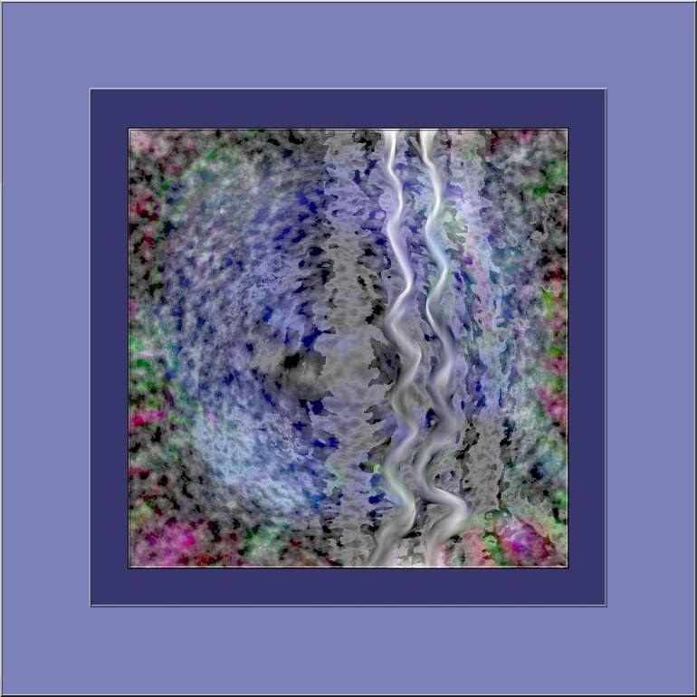 Original Abstract Mixed Media by Françoise Zia