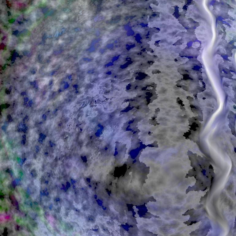 Original Abstract Mixed Media by Françoise Zia