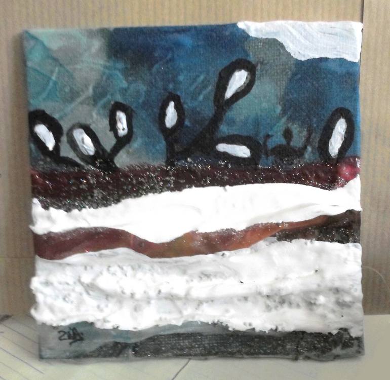 Original Modern Abstract Painting by Françoise Zia