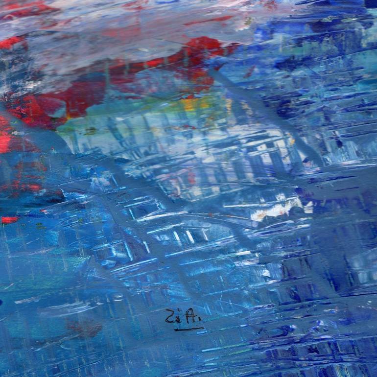 Original Abstract Painting by Françoise Zia