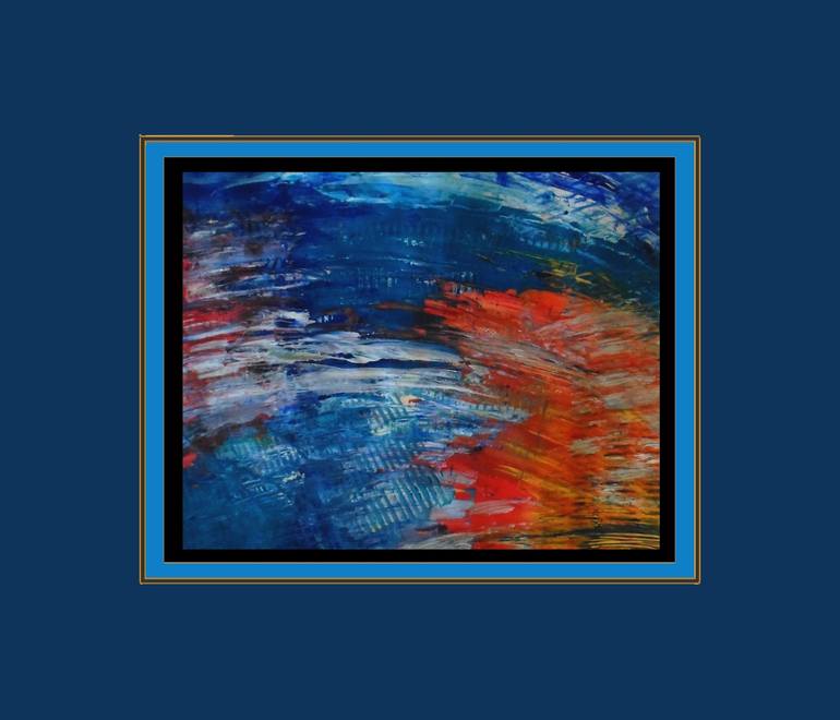 Original Abstract Expressionism Abstract Painting by Françoise Zia