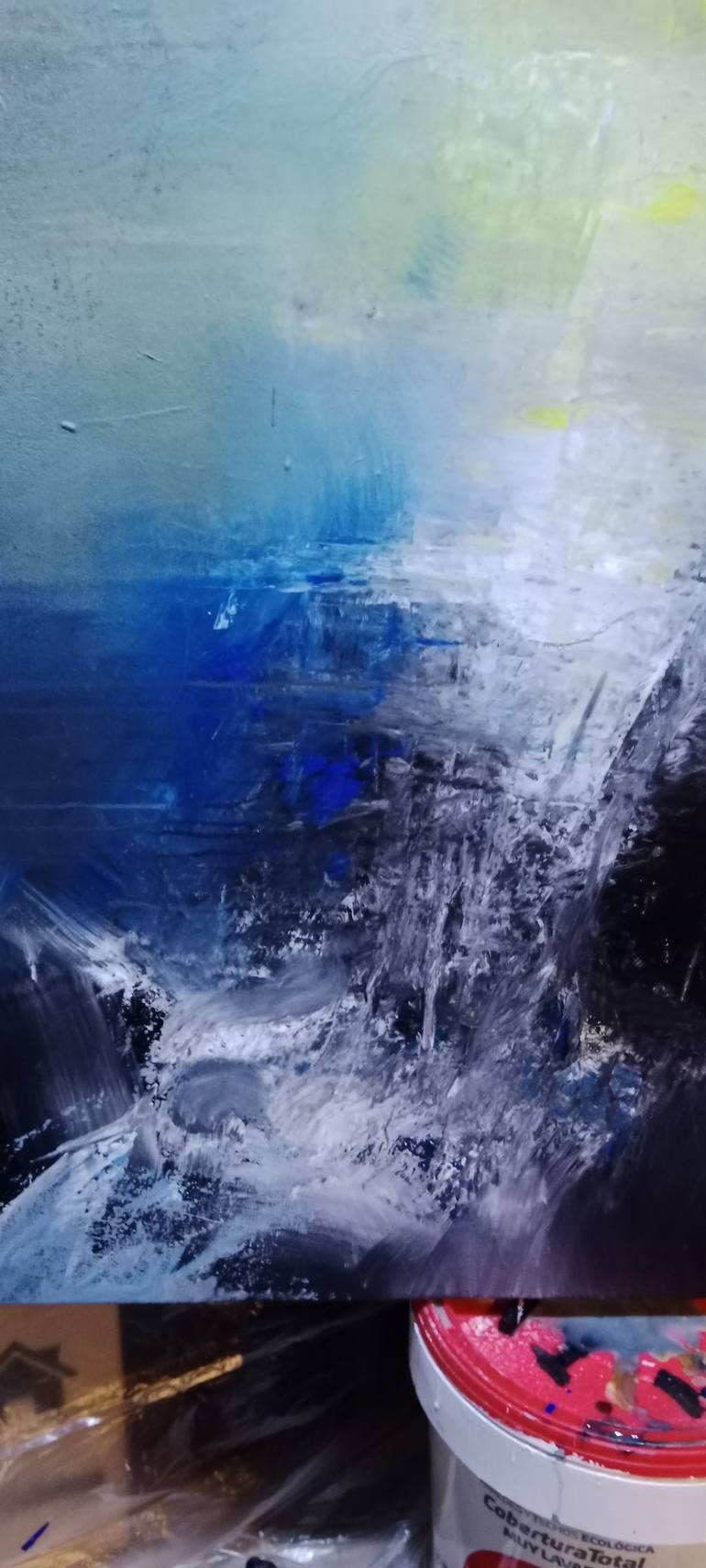 Original Abstract Painting by Jose  Fdez-Cavada 