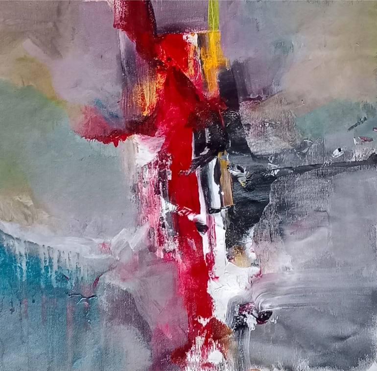 Original Abstract Painting by Jose  Fdez-Cavada 