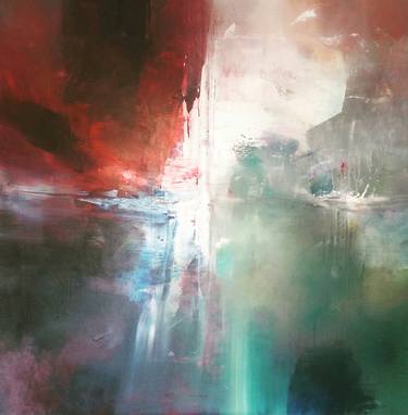 Original Abstract Expressionism Abstract Painting by Jose Fdez-Cavada