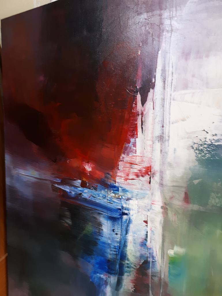 Original Abstract Painting by Jose  Fdez-Cavada 