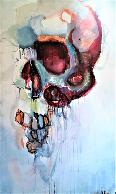 Original Abstract Mortality Paintings by Jose Fdez-Cavada
