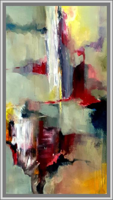 Original Abstract Expressionism Abstract Paintings by Jose Fdez-Cavada