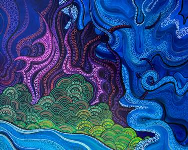 Original Contemporary Abstract Painting by Cheryl Frey