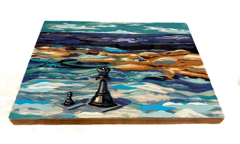 Original Contemporary Landscape Collage by Cheryl Frey