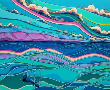 Original Fine Art Seascape Paintings by Cheryl Frey Richards