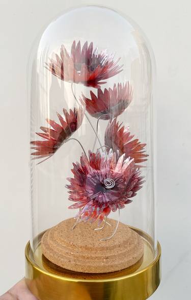 Original Floral Sculpture by Swapna Namboodiri