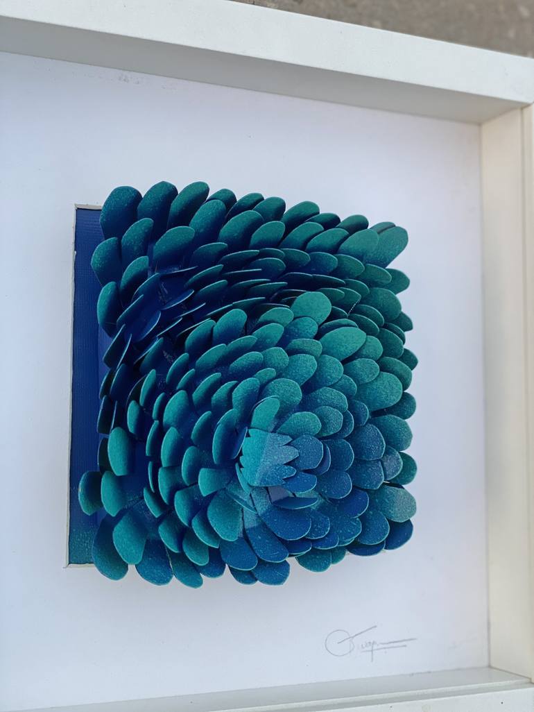 Original Art Deco Abstract Sculpture by Swapna Namboodiri