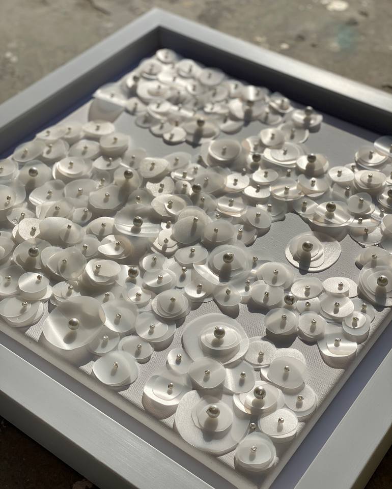 Original Art Deco Abstract Sculpture by Swapna Namboodiri