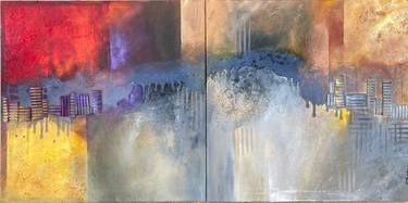 Original Abstract Expressionism Abstract Paintings by Swapna Namboodiri
