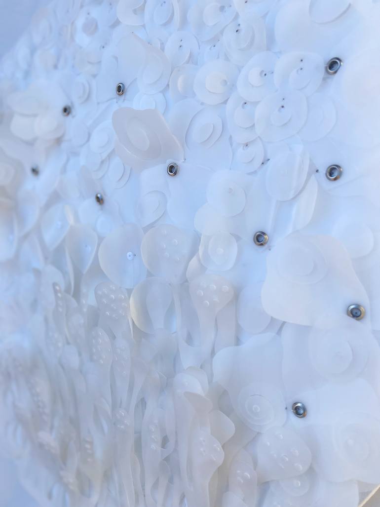 Original Abstract Botanic Sculpture by Swapna Namboodiri