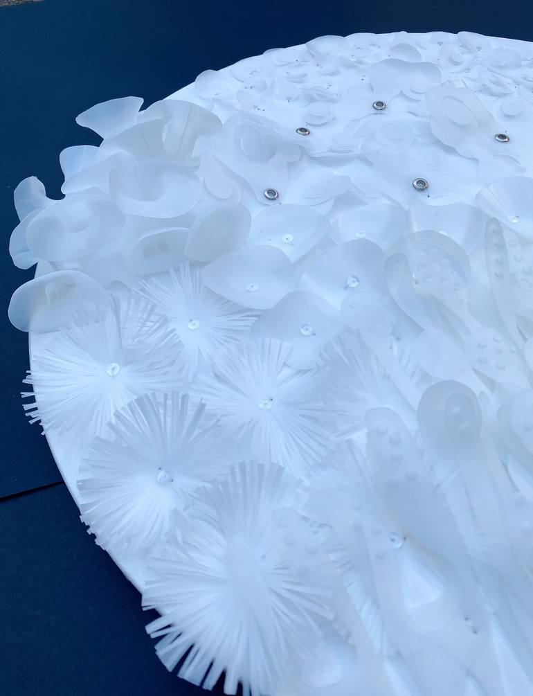 Original Abstract Botanic Sculpture by Swapna Namboodiri