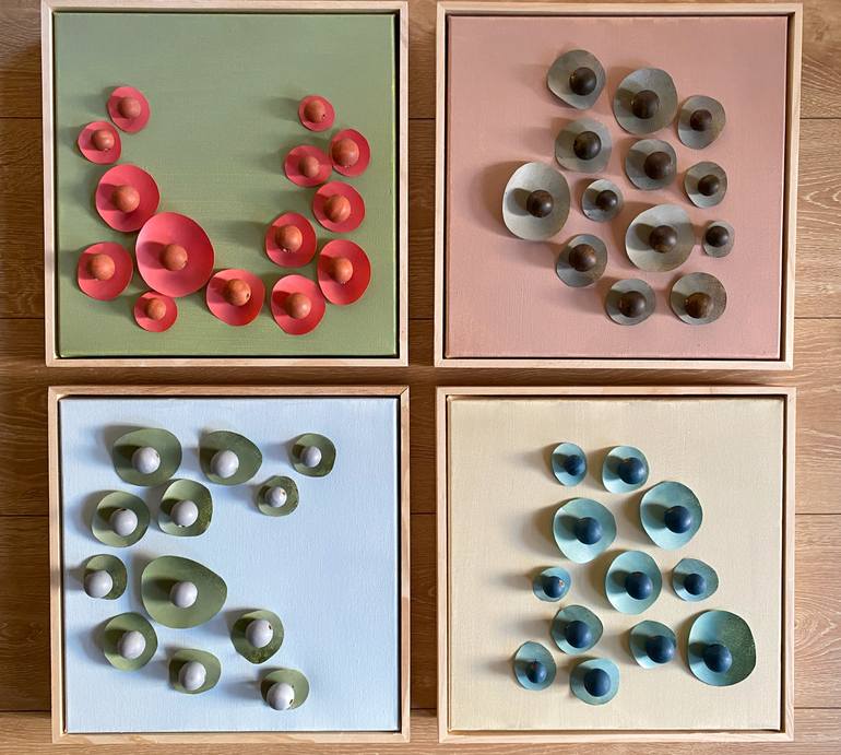 Original Art Deco Abstract Sculpture by Swapna Namboodiri