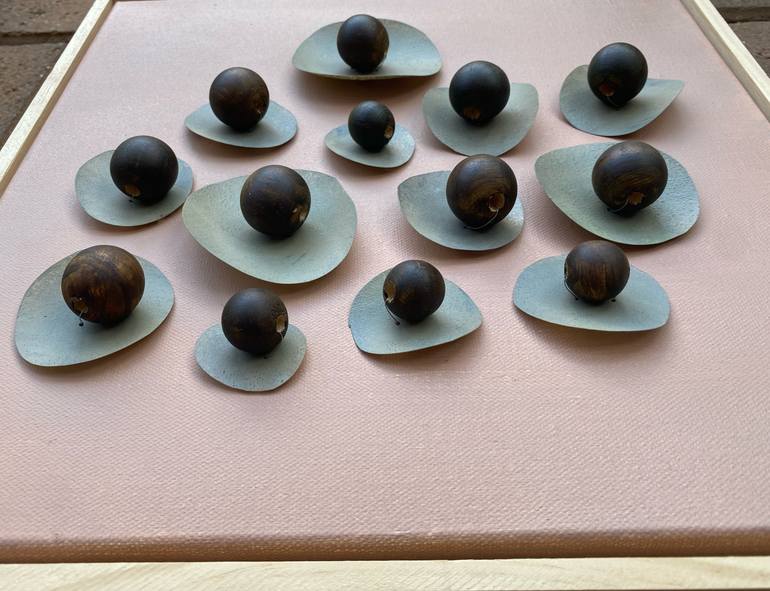 Original Art Deco Abstract Sculpture by Swapna Namboodiri