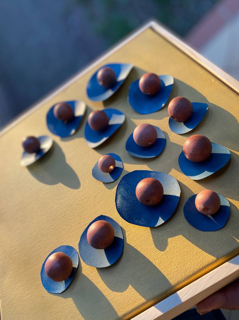 Original Art Deco Abstract Sculpture by Swapna Namboodiri