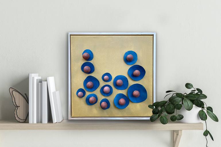 Original Art Deco Abstract Sculpture by Swapna Namboodiri