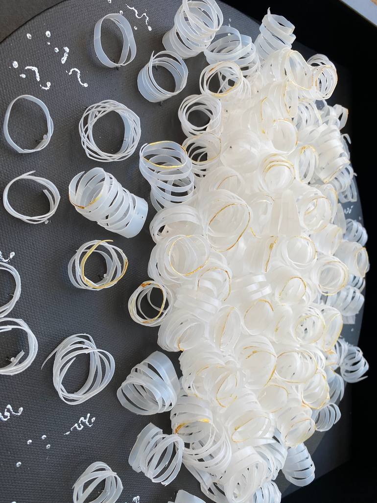 Original Art Deco Patterns Sculpture by Swapna Namboodiri