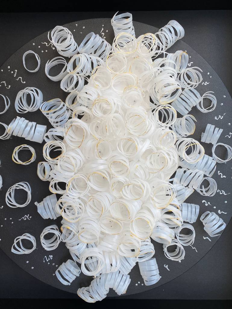 Original Art Deco Patterns Sculpture by Swapna Namboodiri