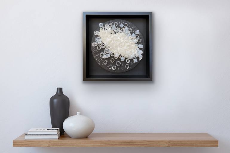 Original Art Deco Patterns Sculpture by Swapna Namboodiri