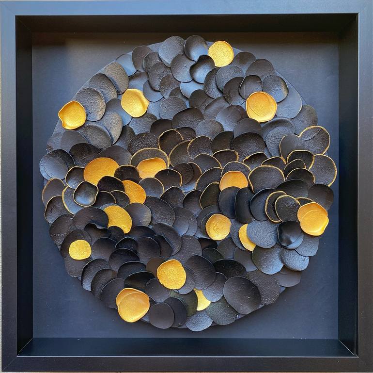 Original Abstract Patterns Sculpture by Swapna Namboodiri