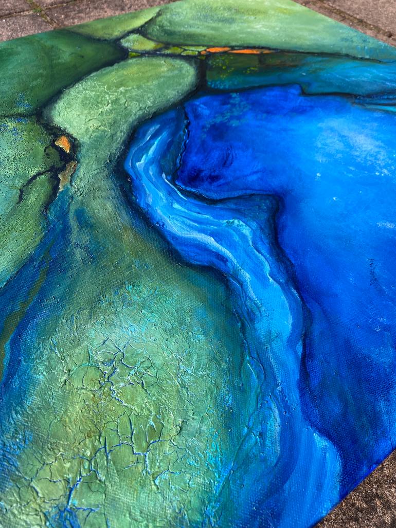 Original Contemporary Abstract Painting by Swapna Namboodiri