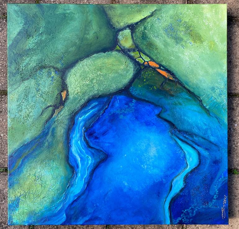 Original Contemporary Abstract Painting by Swapna Namboodiri