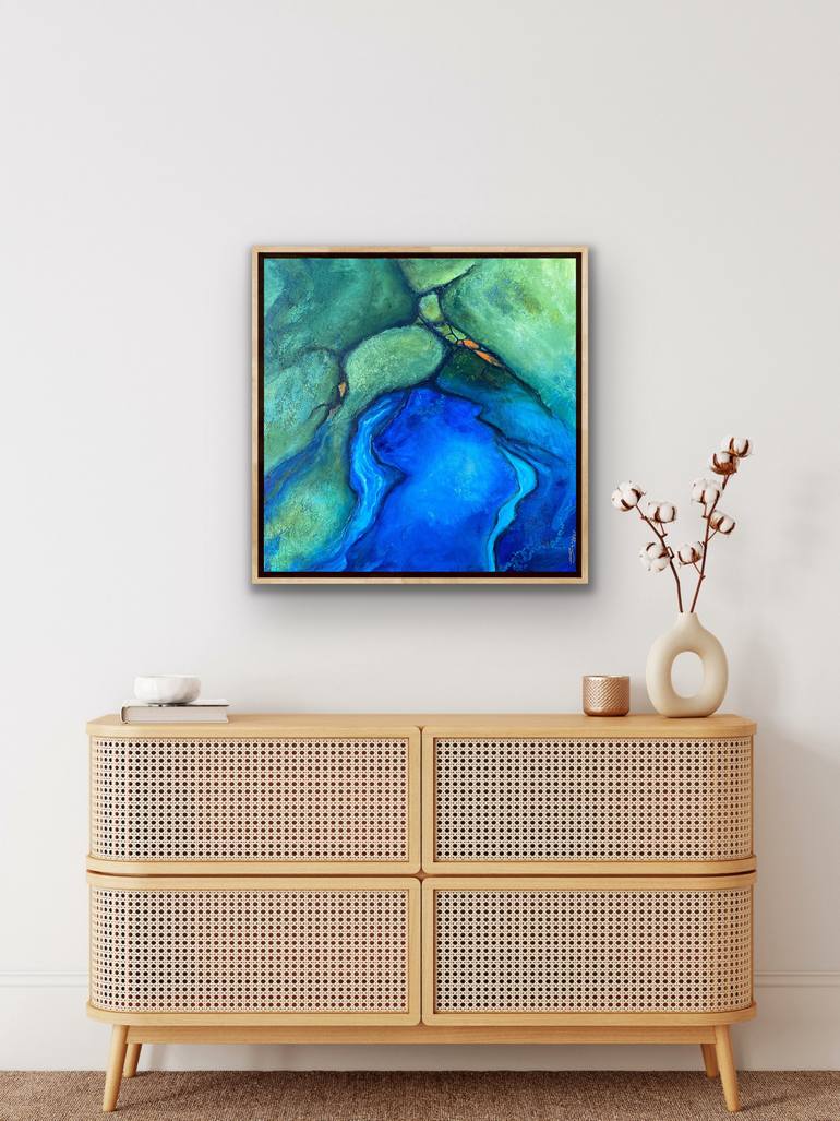 Original Contemporary Abstract Painting by Swapna Namboodiri