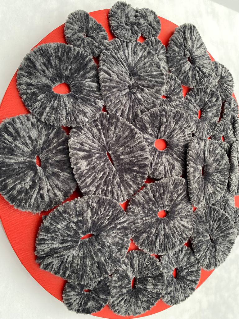 Original Abstract Botanic Sculpture by Swapna Namboodiri