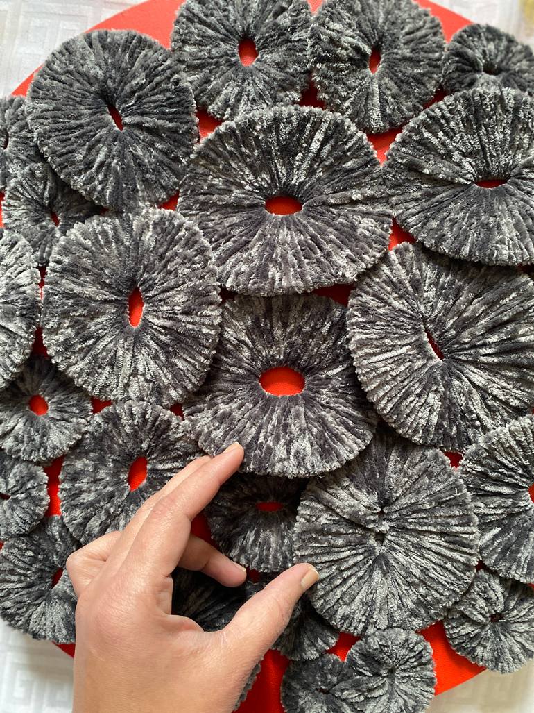 Original Abstract Botanic Sculpture by Swapna Namboodiri