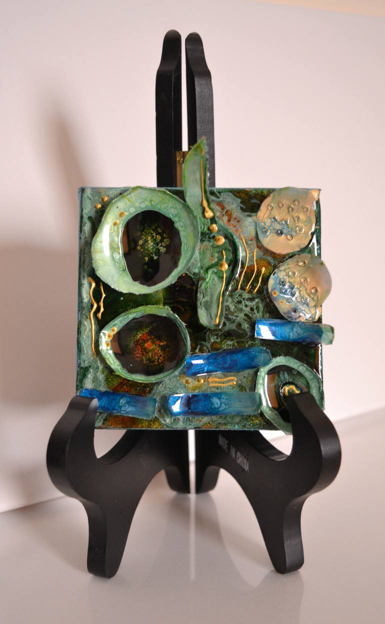 Original Abstract Expressionism Abstract Sculpture by Swapna Namboodiri