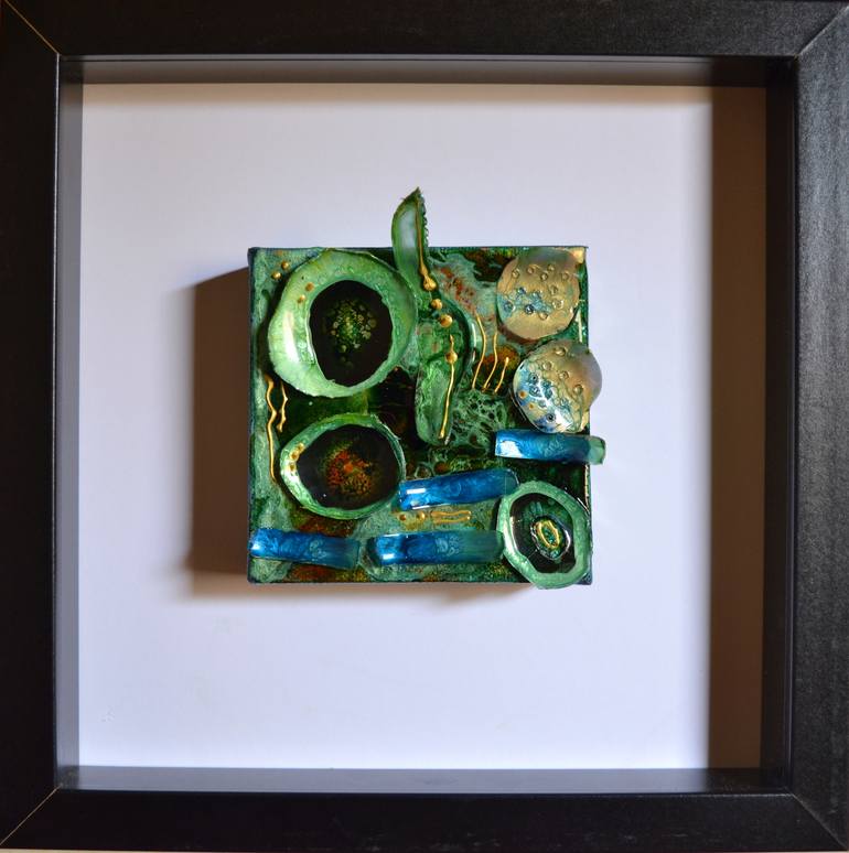 Original Abstract Expressionism Abstract Sculpture by Swapna Namboodiri