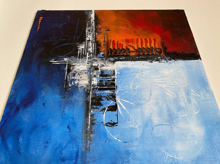 Original Abstract Expressionism Abstract Painting by Swapna Namboodiri
