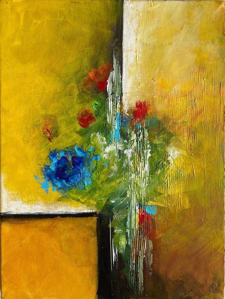 Hanging Bouquet Painting by Swapna Namboodiri | Saatchi Art