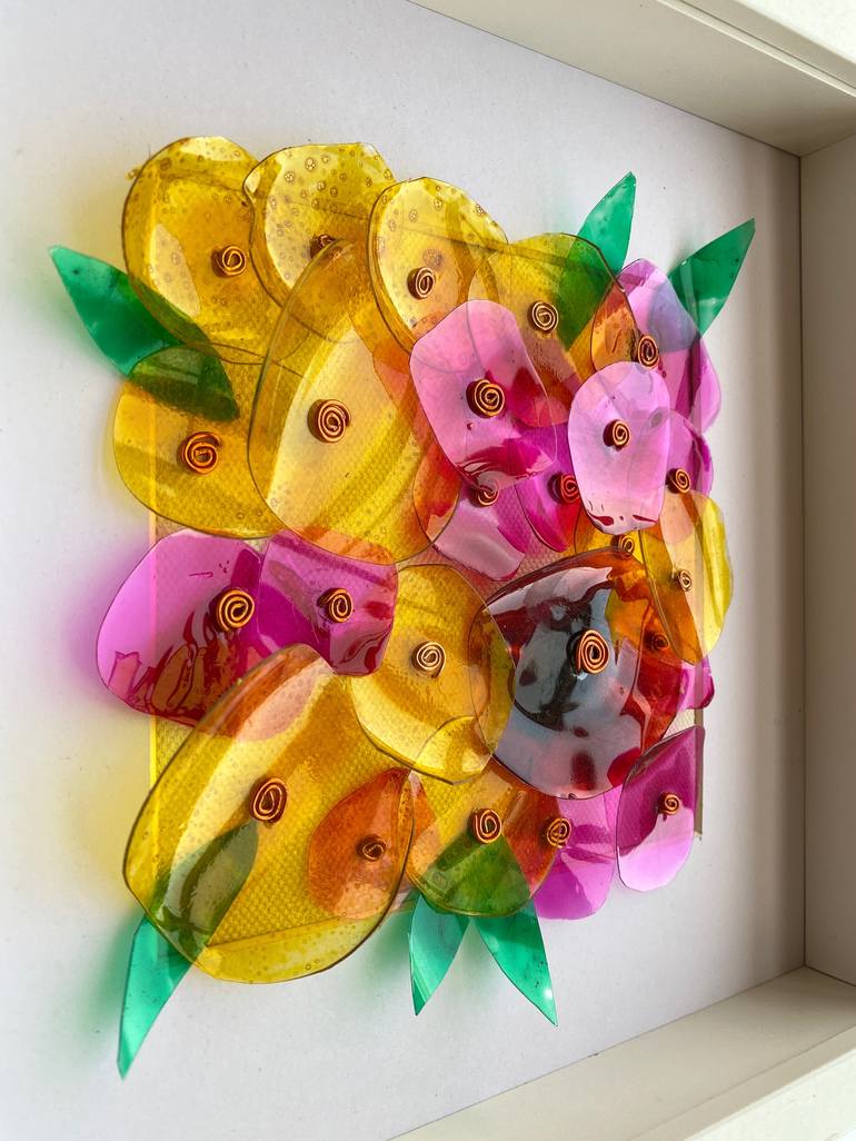 Original Floral Sculpture by Swapna Namboodiri