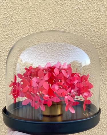 Original Art Deco Floral Sculpture by Swapna Namboodiri