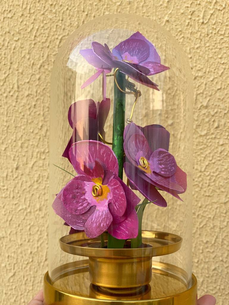 Original Floral Sculpture by Swapna Namboodiri