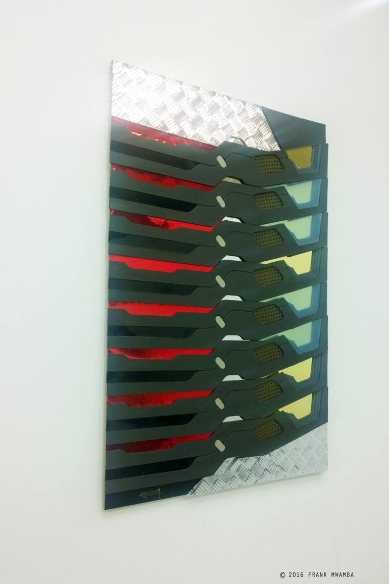 Original Abstract Sculpture by Frank Mwamba
