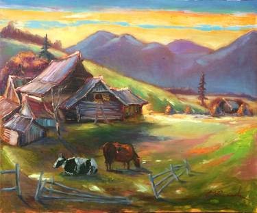 Original Realism Landscape Paintings by Alla Kyslyakova