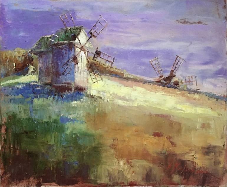 Original Landscape Painting by Alla Kyslyakova