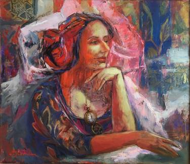 Original Modern Women Paintings by Alla Kyslyakova