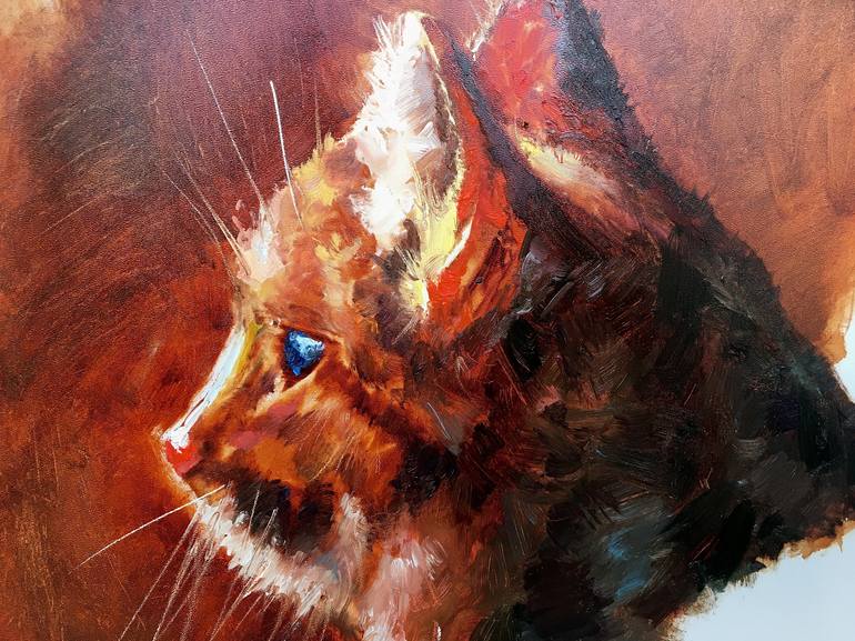 Original Animal Painting by Alla Kyslyakova