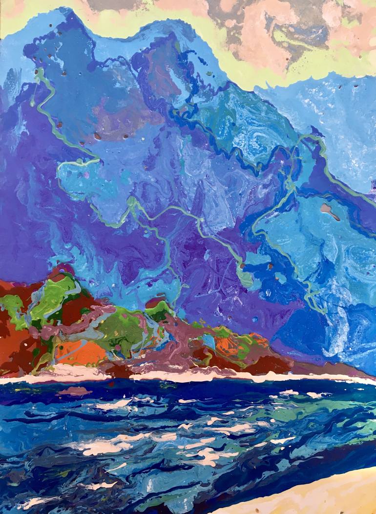 Original Seascape Painting by Alla Kyslyakova
