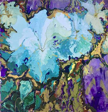 Original Abstract Expressionism Abstract Paintings by Alla Kyslyakova