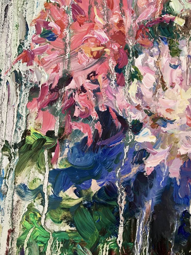 Original Floral Painting by Alla Kyslyakova