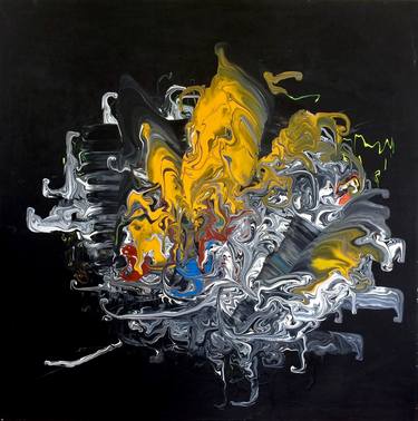 Original Abstract Paintings by Hans-Guenter Hoeffken